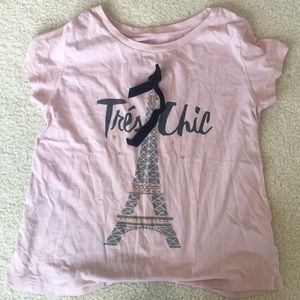 Pink Tres Chic Girls Shirt